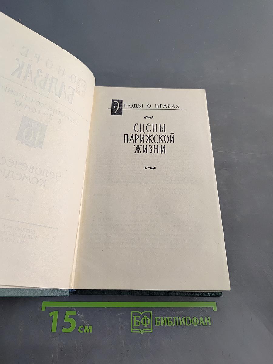 Человеческая комедия. Сцены парижской жизни. Том 10