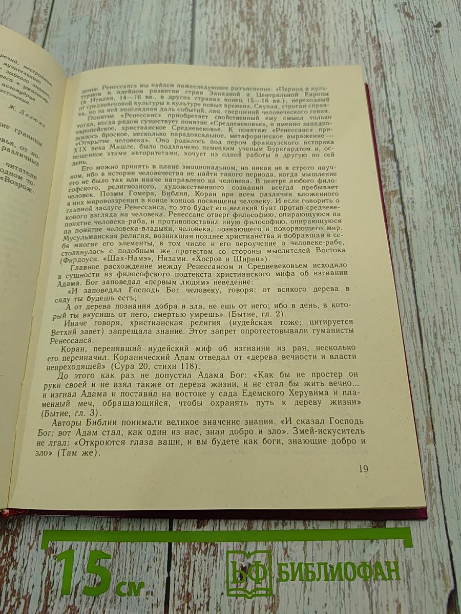Литература эпохи Возрождения