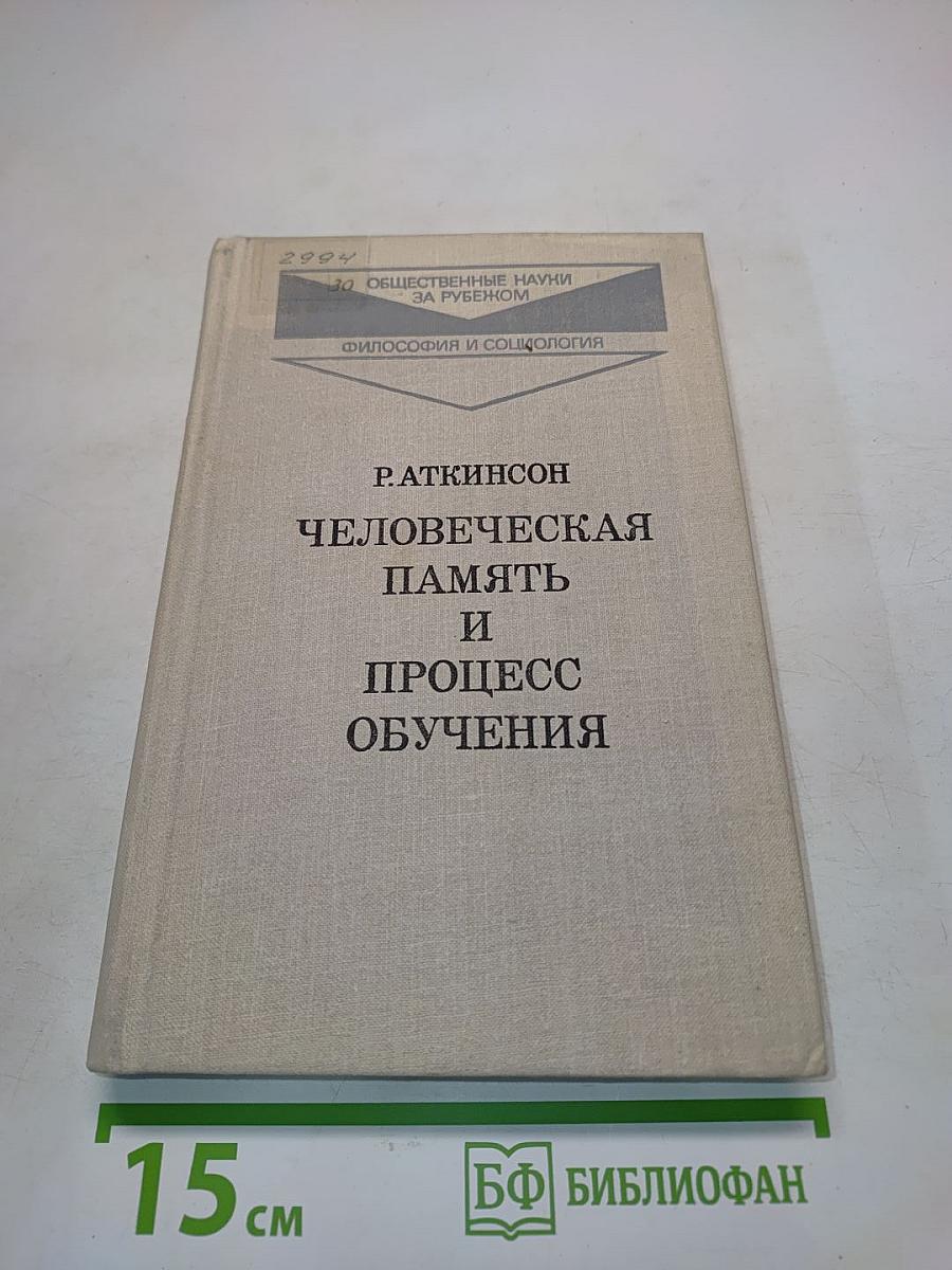 Человеческая память и процесс обучения