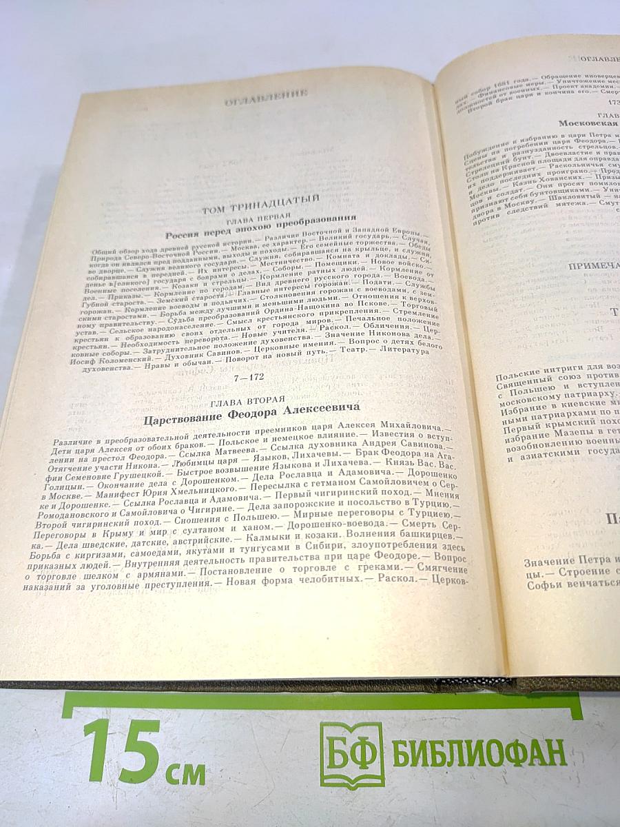 Сочинения. История России с древнейших времен. Тома 13-14