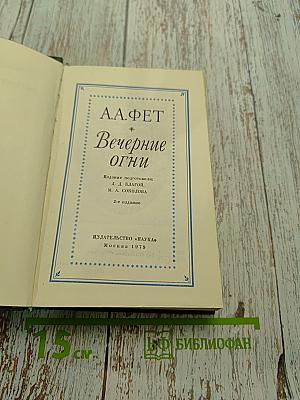 Вечерние огни