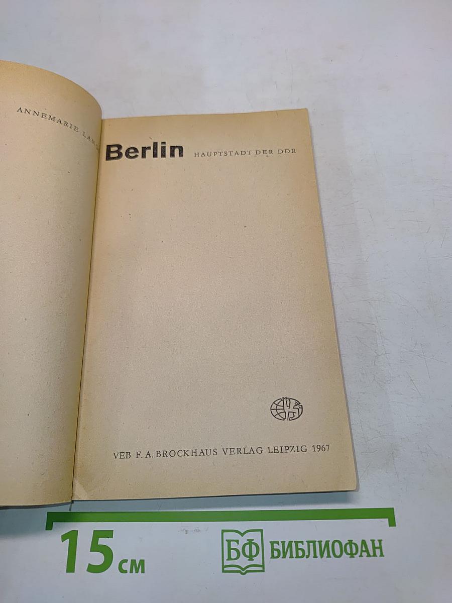 Brockhaus-Stadtführer Berlin: Hauptstadt der DDR