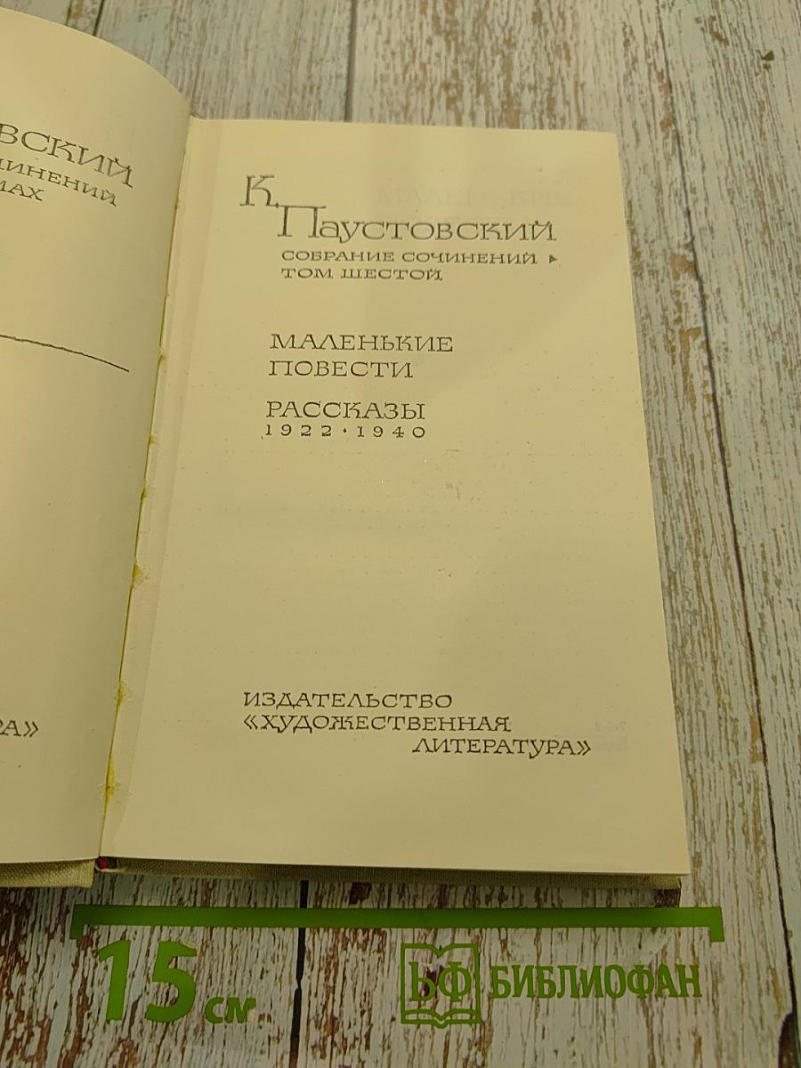 Маленькие повести. Рассказы. Собрание сочинений. Том шестой