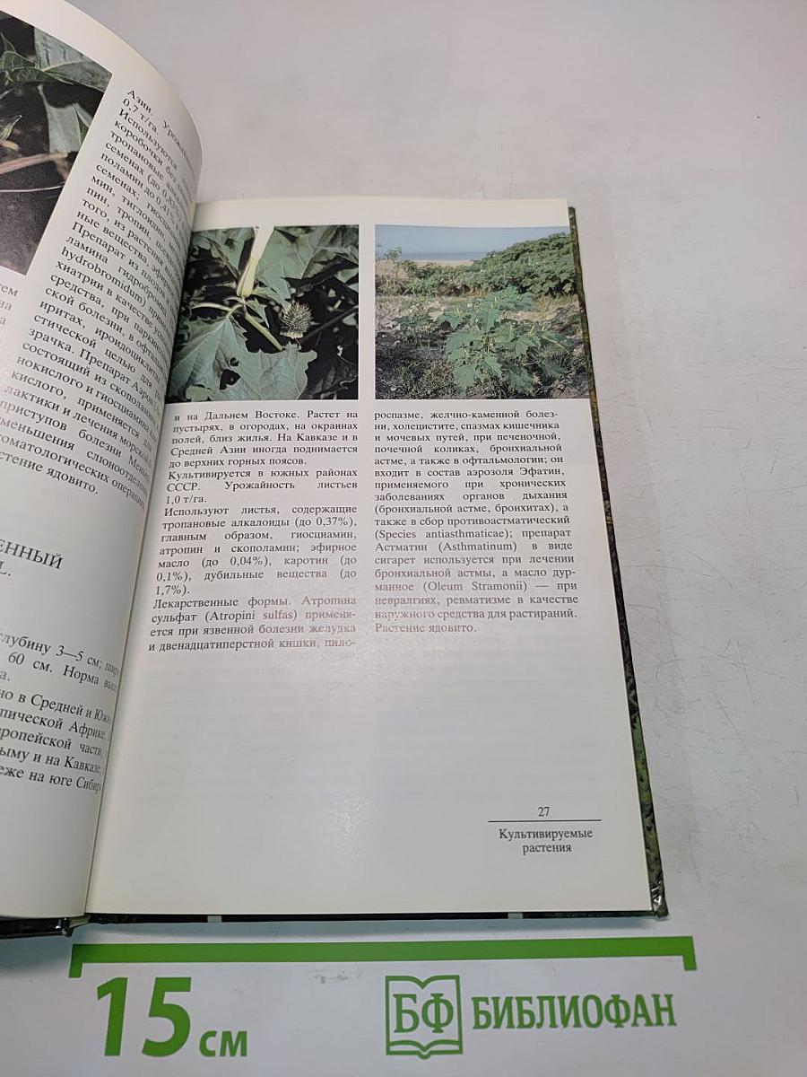 Лекарственные растения СССР. Культивируемые и дикорастущие растения. Фотоальбом