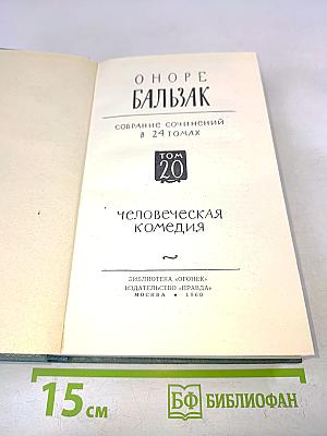 Человеческая комедия. Том 20