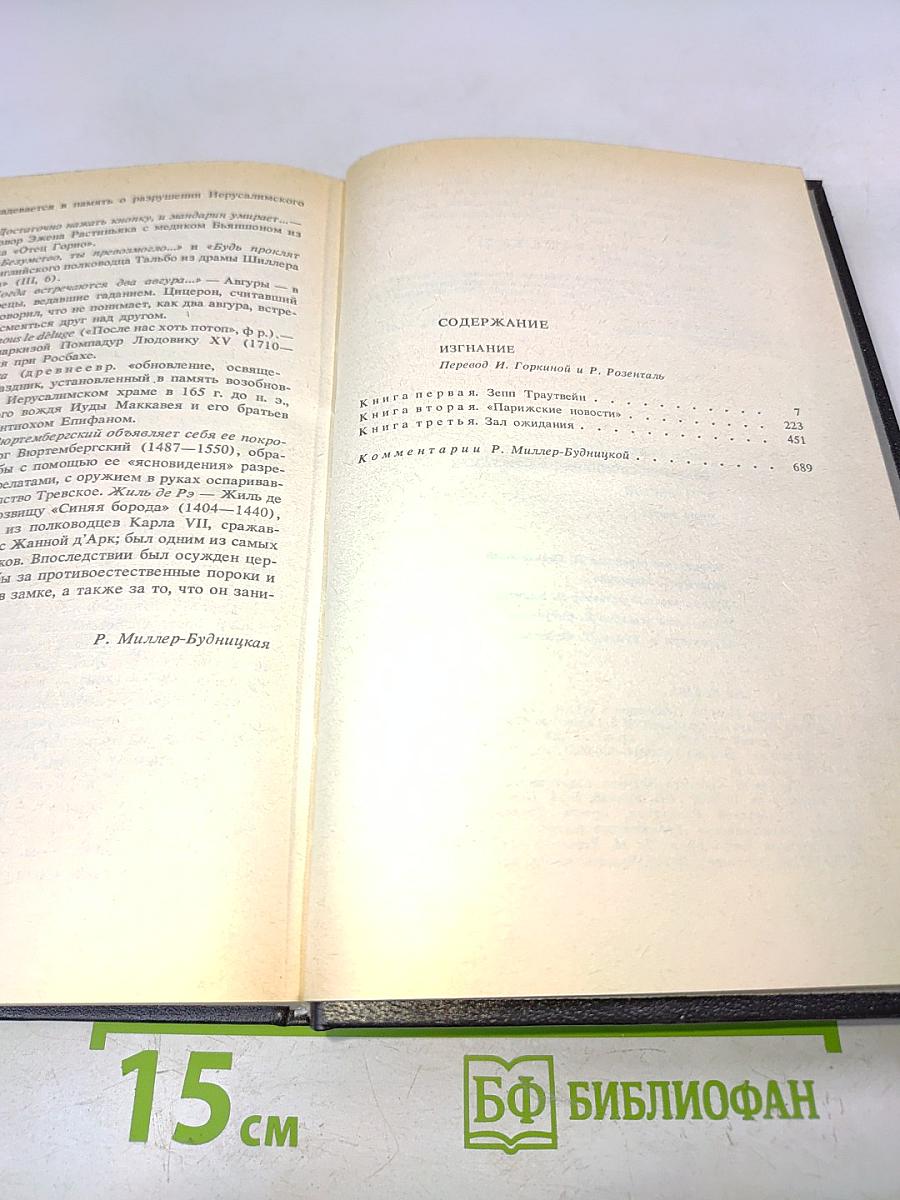 Собрание сочинений в 6-ти томах. Том шестой. Книга вторая. Изгнание