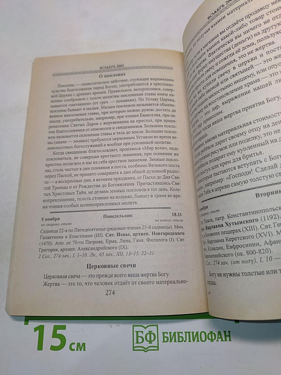 Год семьи. Православный календарь для семейного чтения на каждый день 2002