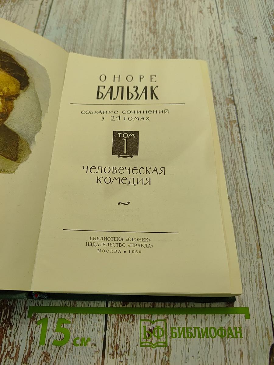 Человеческая комедия. Том 1