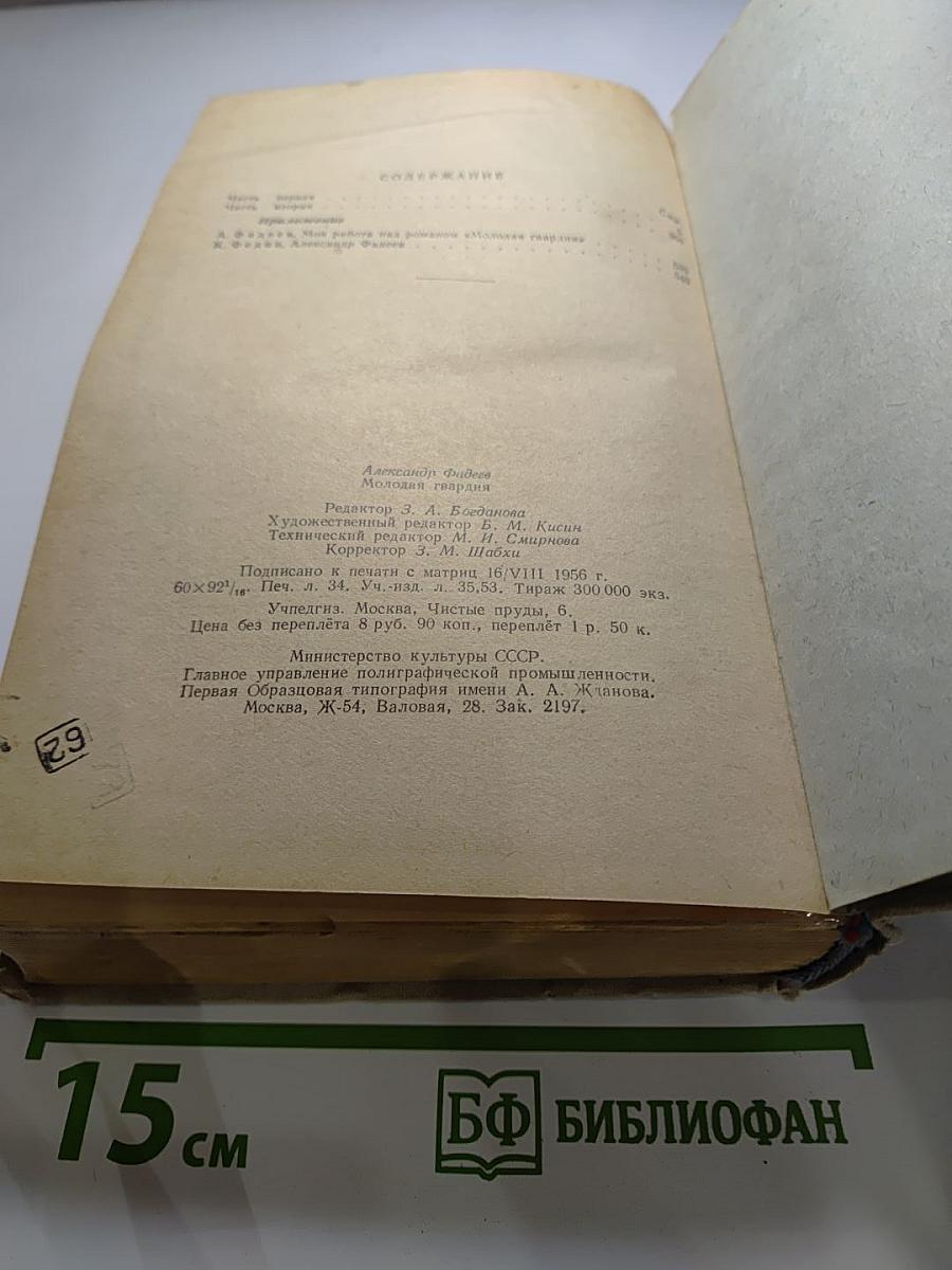 Молодая гвардия (для 10 класса)