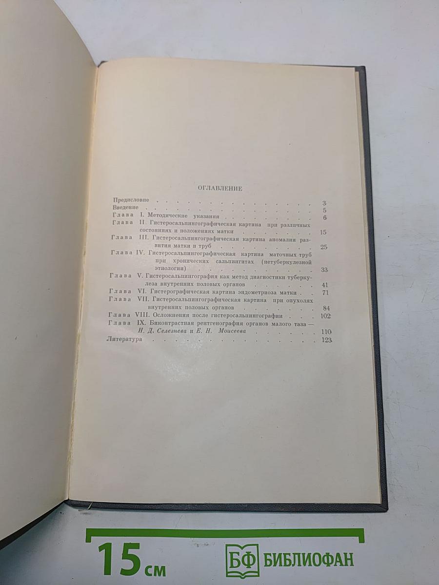 Атлас гистеросальпингографии