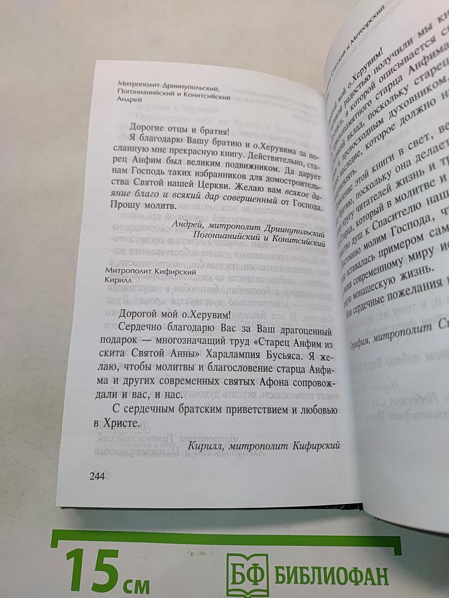 Старец Анфим из скита Святой Анны