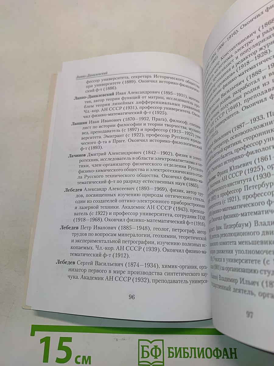 Знаменитые универсанты. Именной указатель
