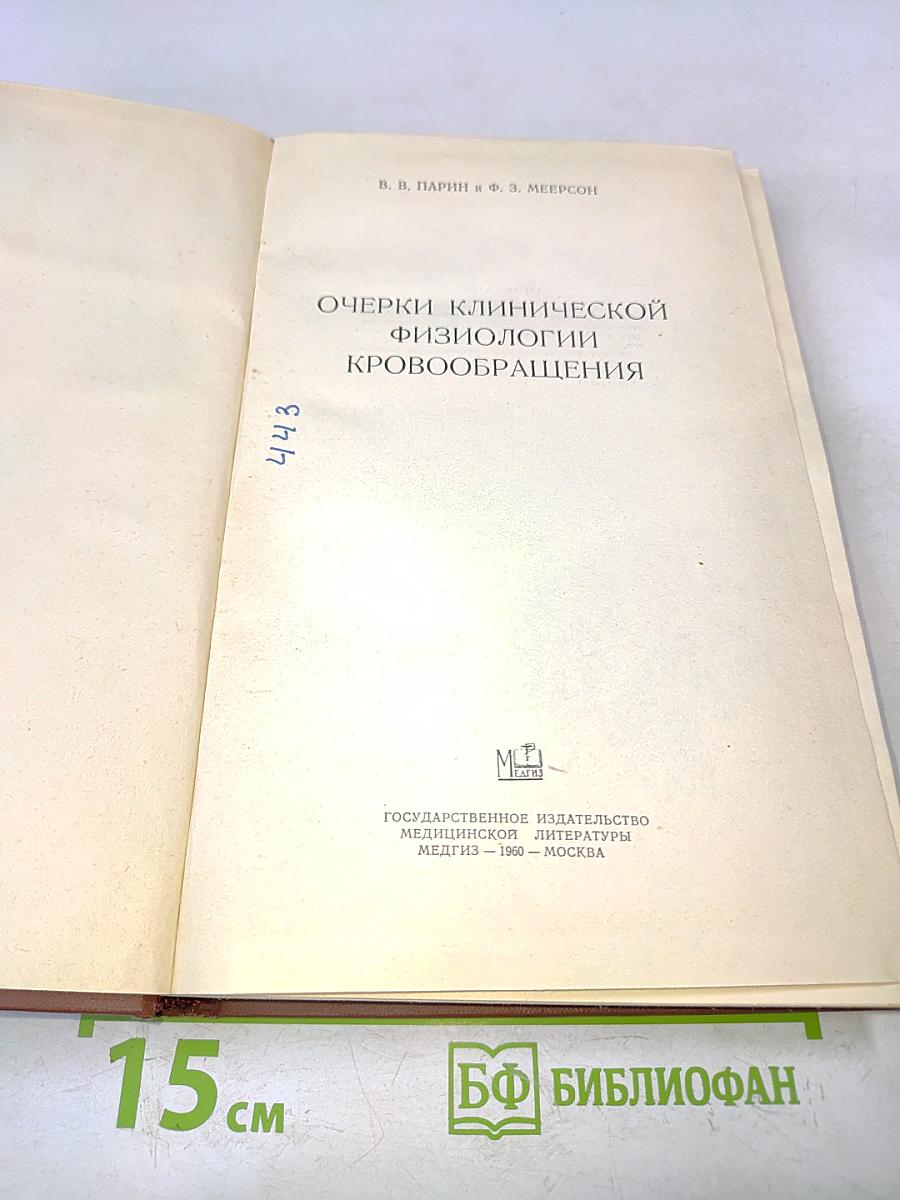 Очерки клинической физиологии кровообращения