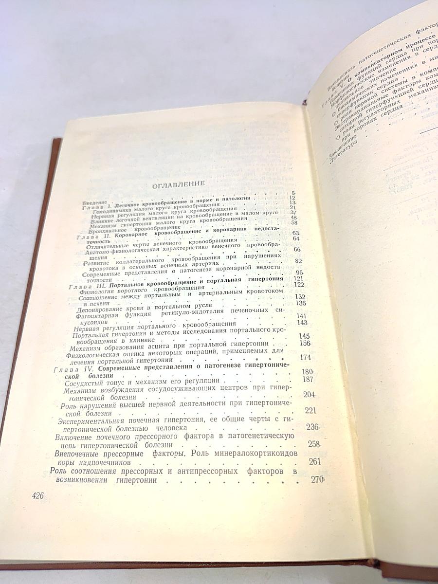 Очерки клинической физиологии кровообращения
