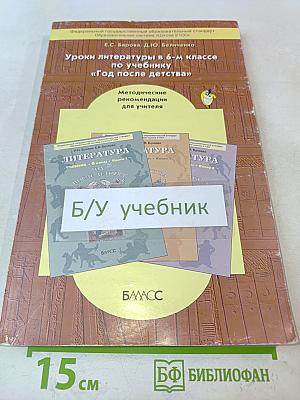 Уроки литературы в 6-м классе по учебнику «Год после детства». Методические рекомендации для учителя