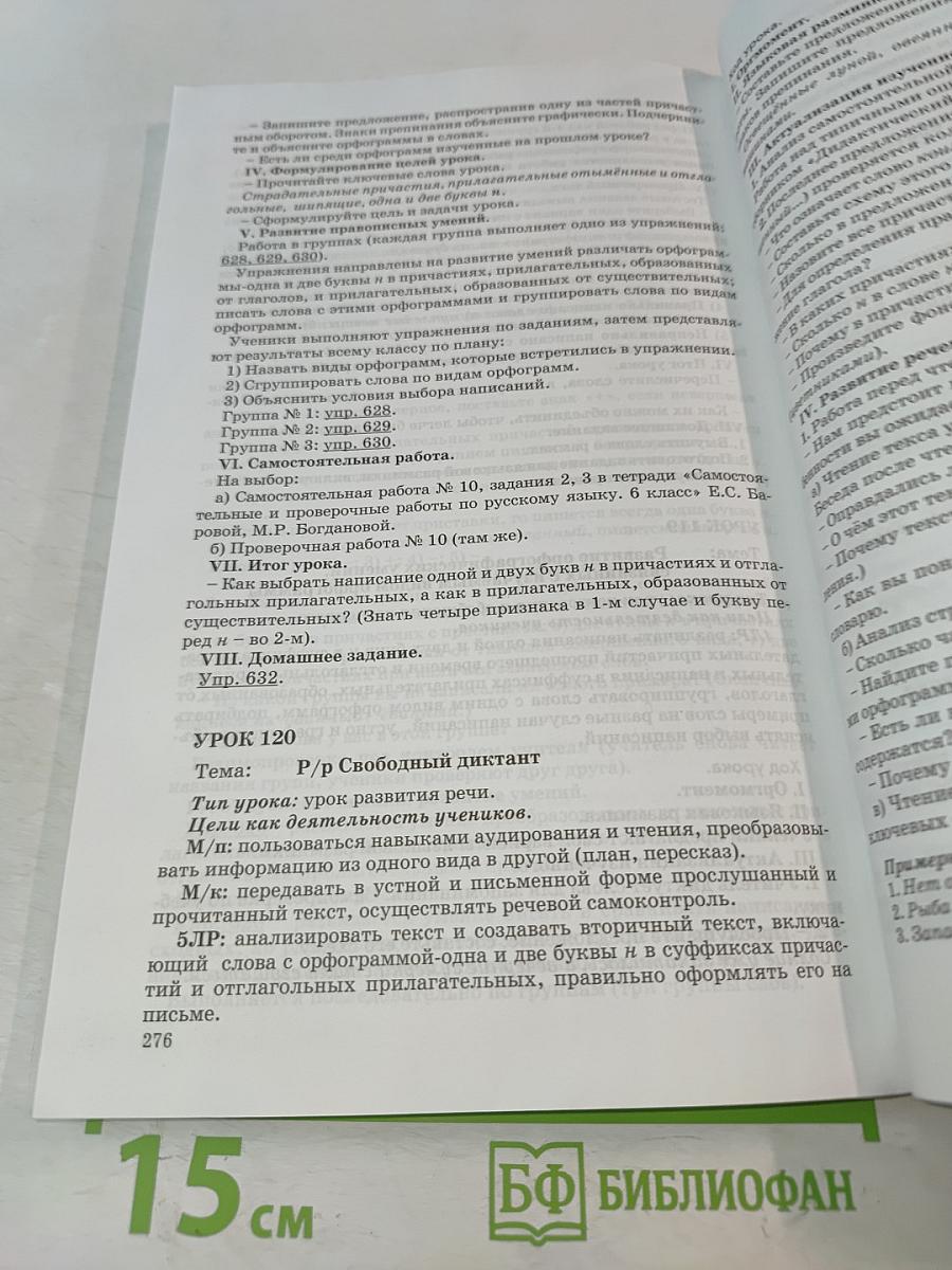 Русский язык. 6 класс. Методические рекомендации для учителя
