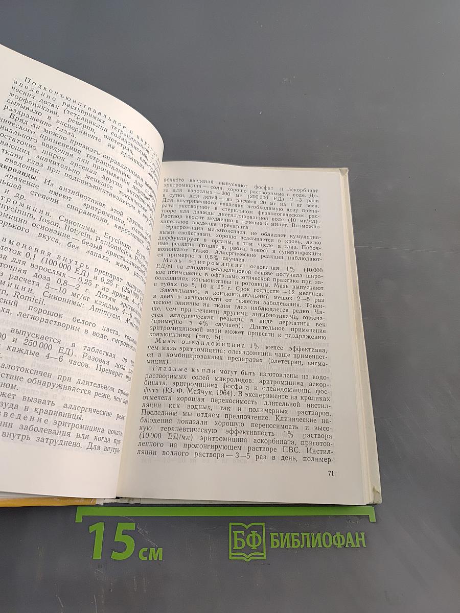 Антибиотики в офтальмологии