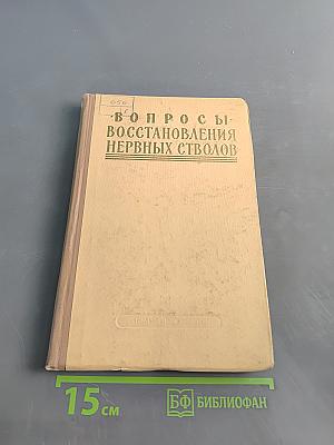 Вопросы восстановления нервных стволов