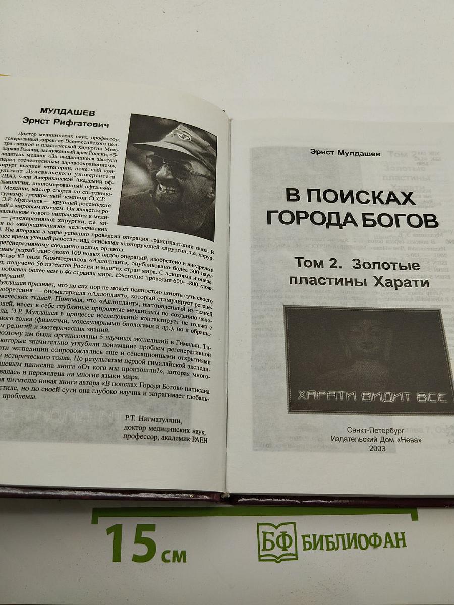 В поисках города богов. том 2. золотые пластины харати