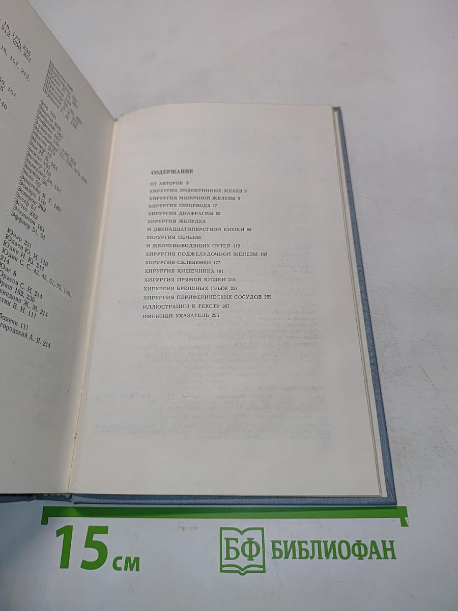 Справочник хирургических операций