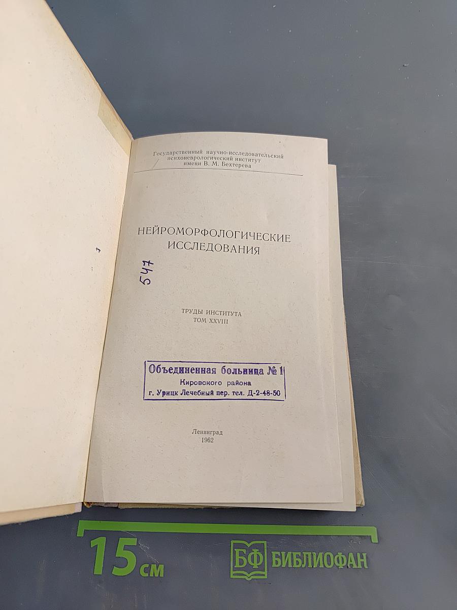 Нейроморфологические исследования