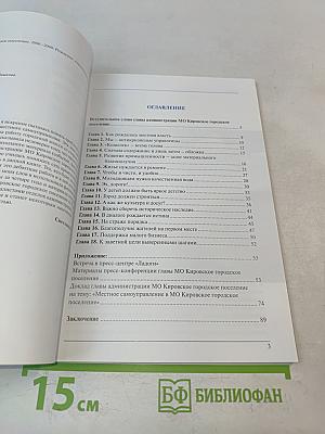 МО Кировское городское поселение. 2006-2009. Рождение, становление, развитие