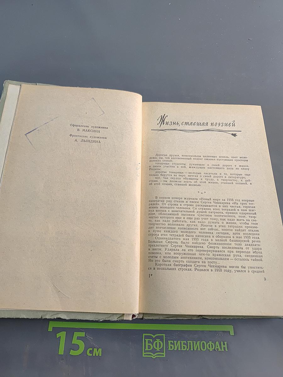 Сергей Чекмарев. Стихи, письма, дневники