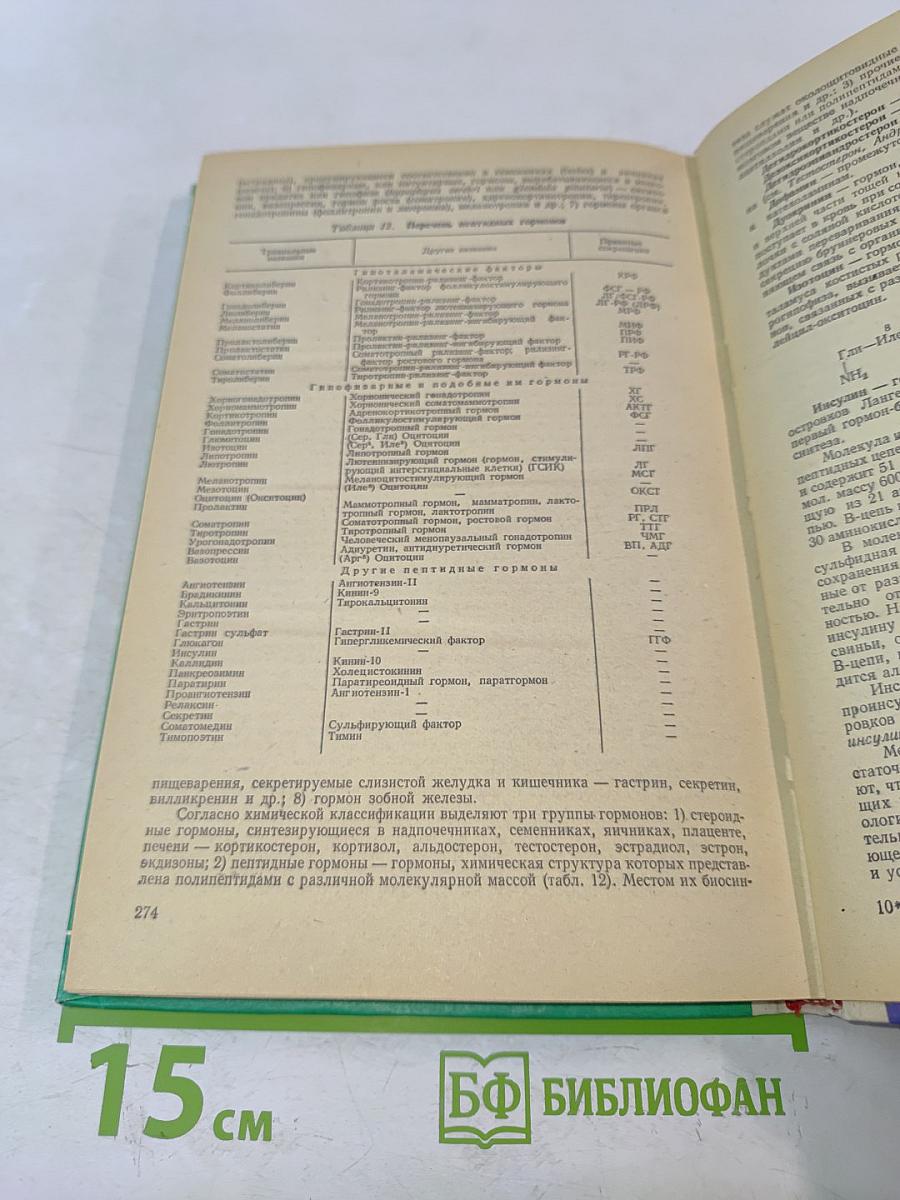 Биохимический справочник