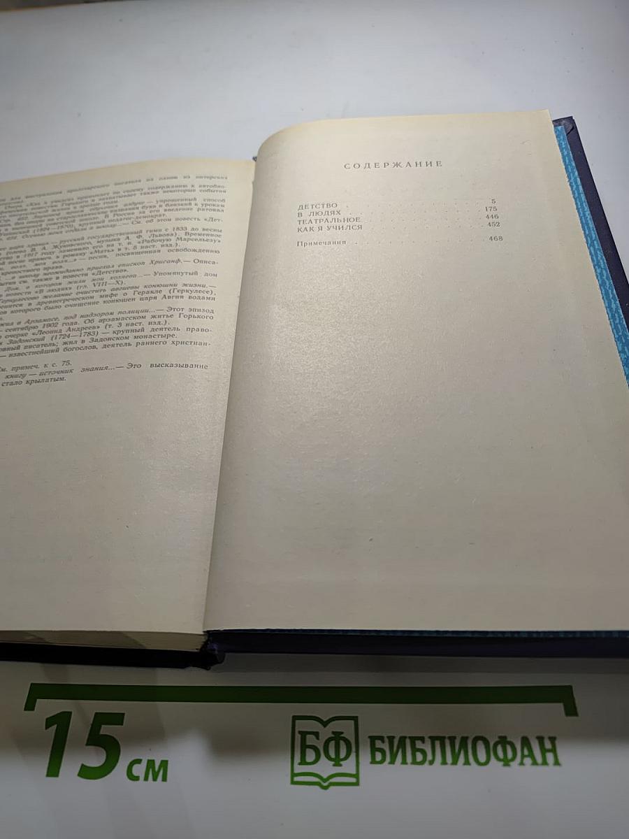 Собрание сочинений в восьми томах. Том шестой: Детство, В людях, Театральное, Как я учился