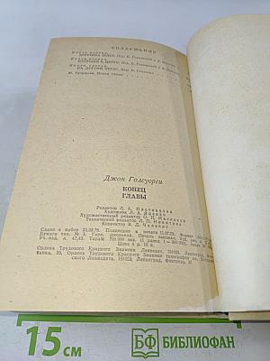 Конец главы