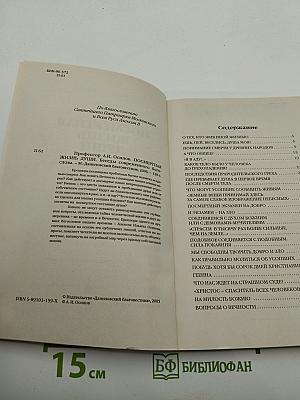 Посмертная жизнь души. Беседы современного богослова