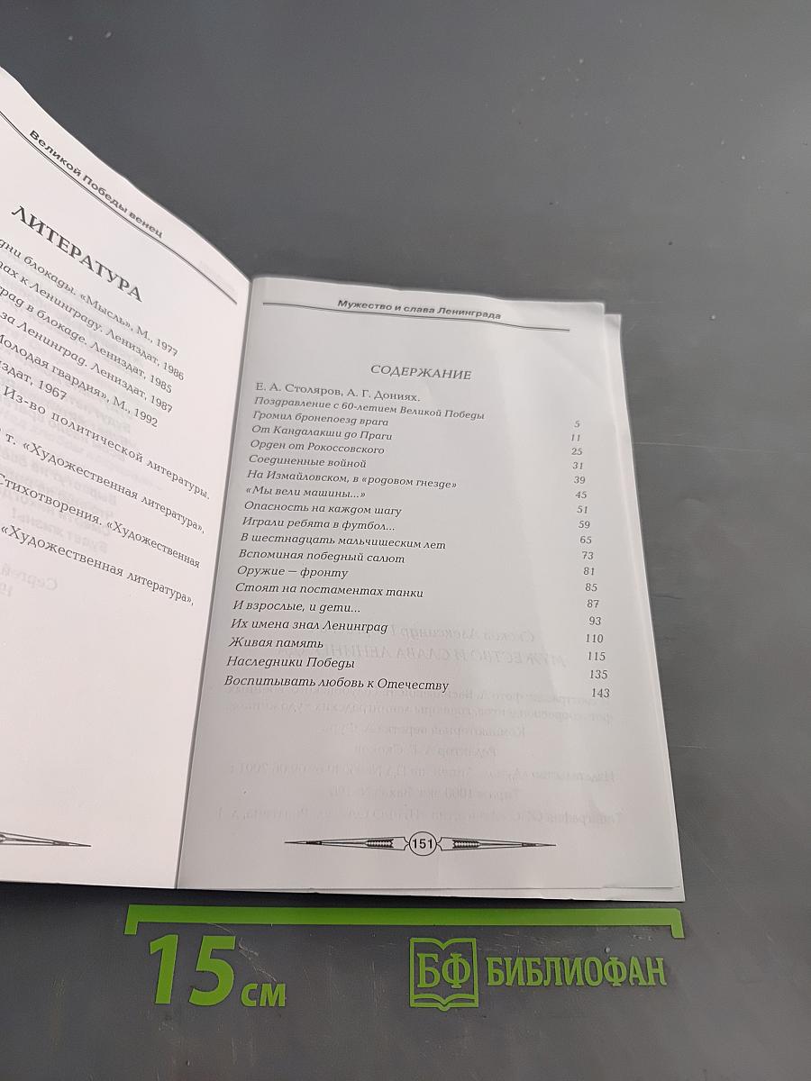 Мужество и слава Ленинграда