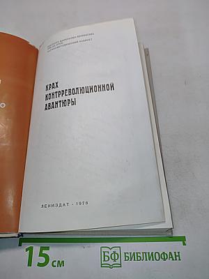 Крах контрреволюционной авантюры