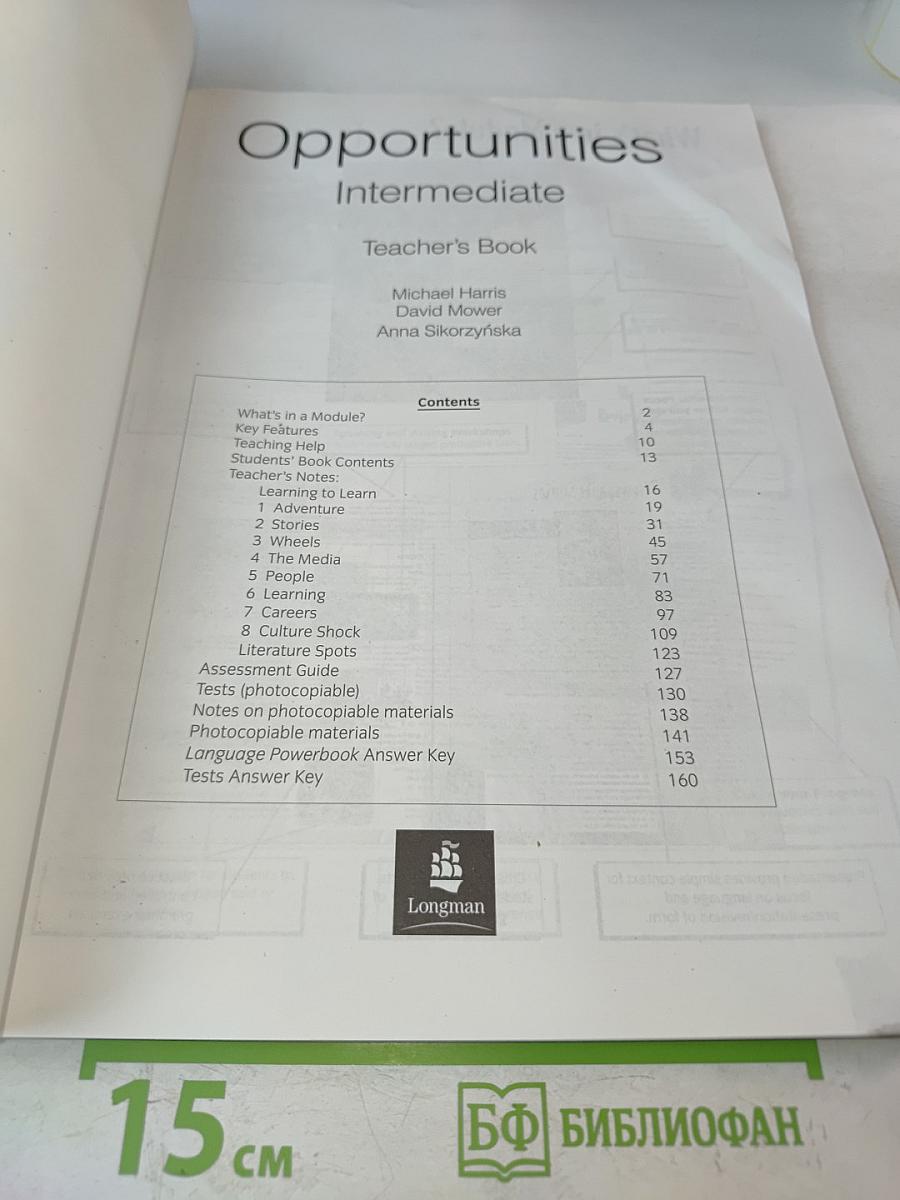 Opportunities Intermediate Teacher's Book