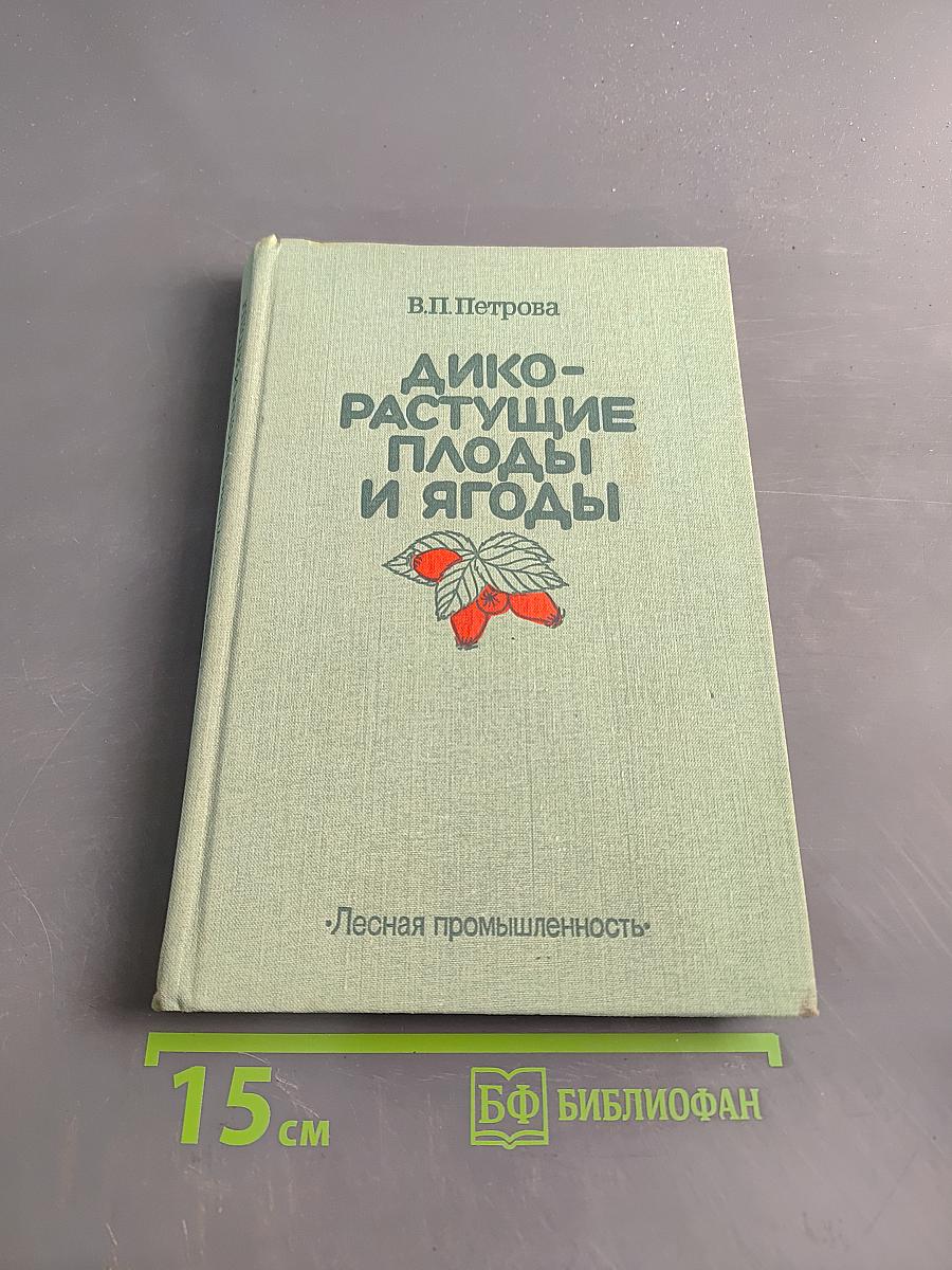 Дикорастущие плоды и ягоды