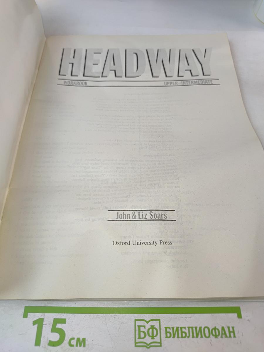 Headway Upper-Intermediate Workbook