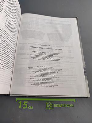 Большой словарь русского языка