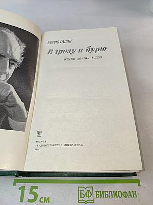 В грозу и бурю