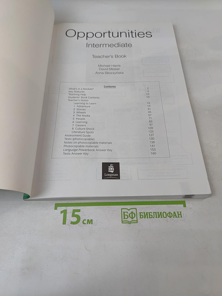 Opportunities Intermediate Teacher's Book