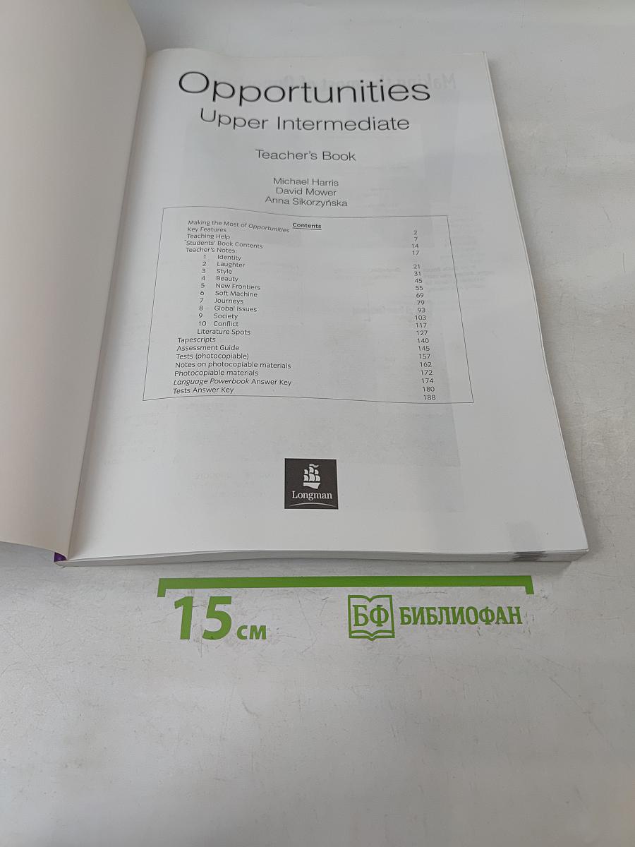 Opportunities Upper Intermediate Teacher's Book