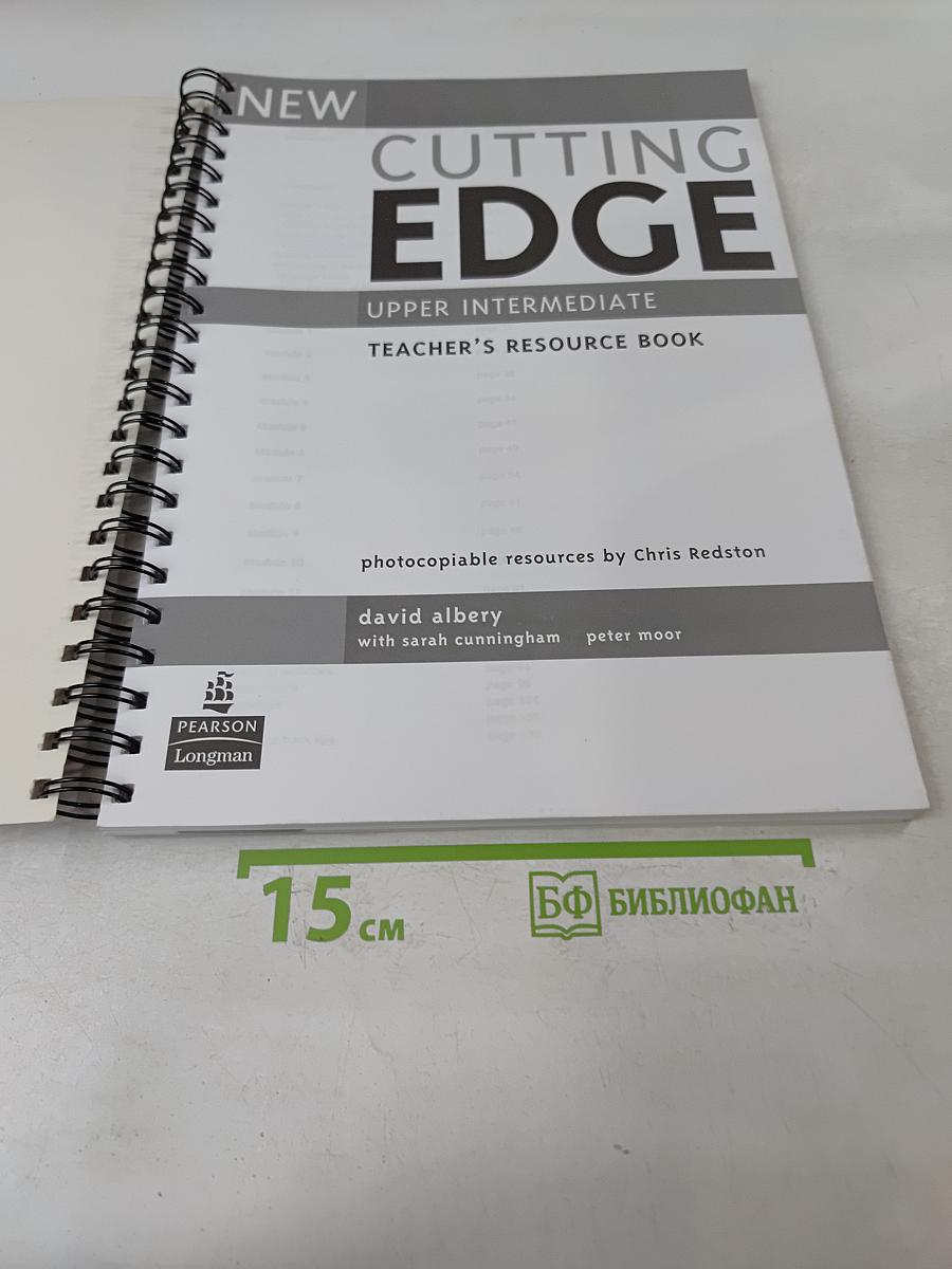 New Cutting Edge Upper Intermediate Teacher's Resource Book