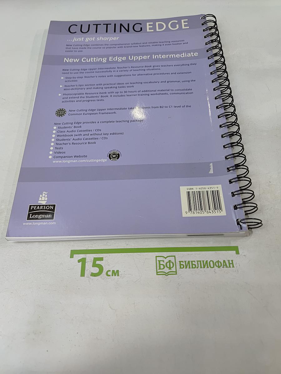 New Cutting Edge Upper Intermediate Teacher's Resource Book