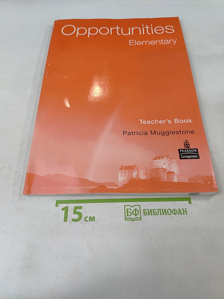 Opportunities Elementary Teacher's Book
