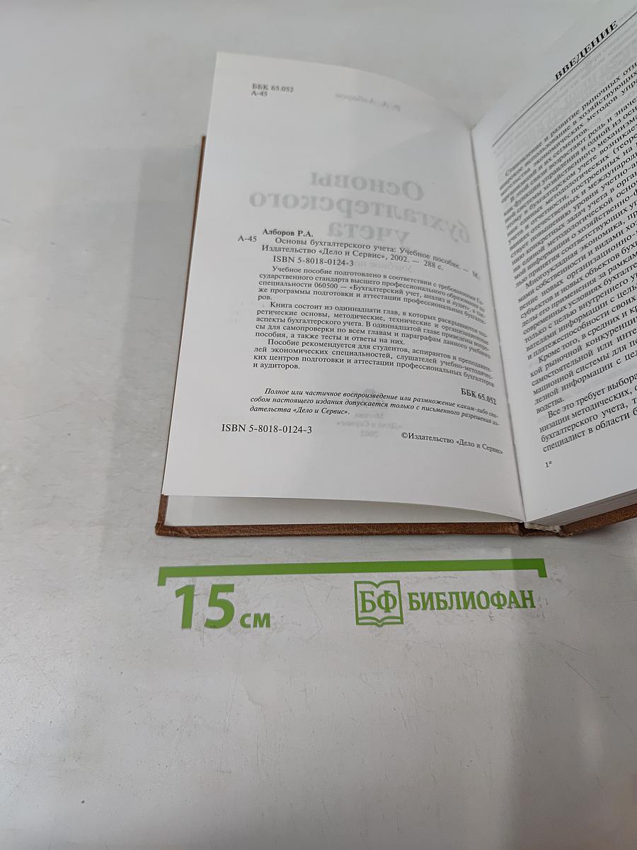 Основы бухгалтерского учета