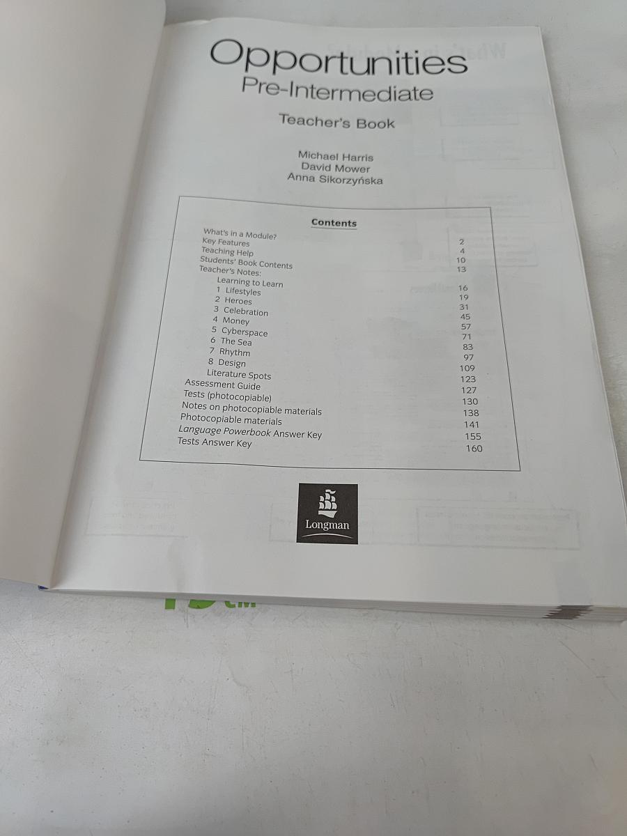 Opportunities Pre-intermediate Teacher's Book