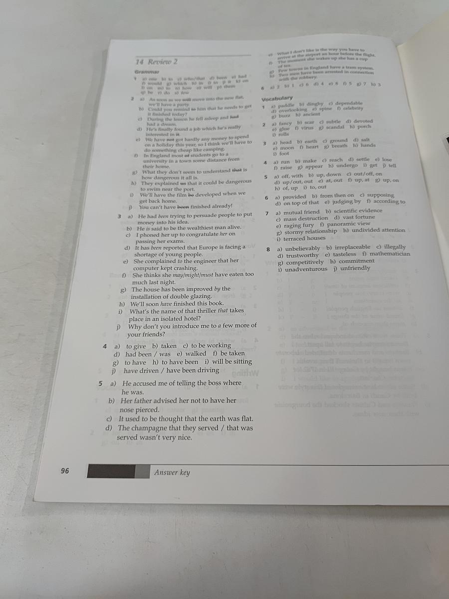 Inside Out: Workbook with Key. Upper Intermediate
