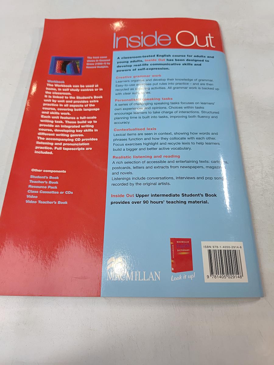 Inside Out: Workbook with Key. Upper Intermediate