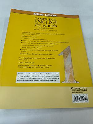 Cambridge English for Schools Student's Book One