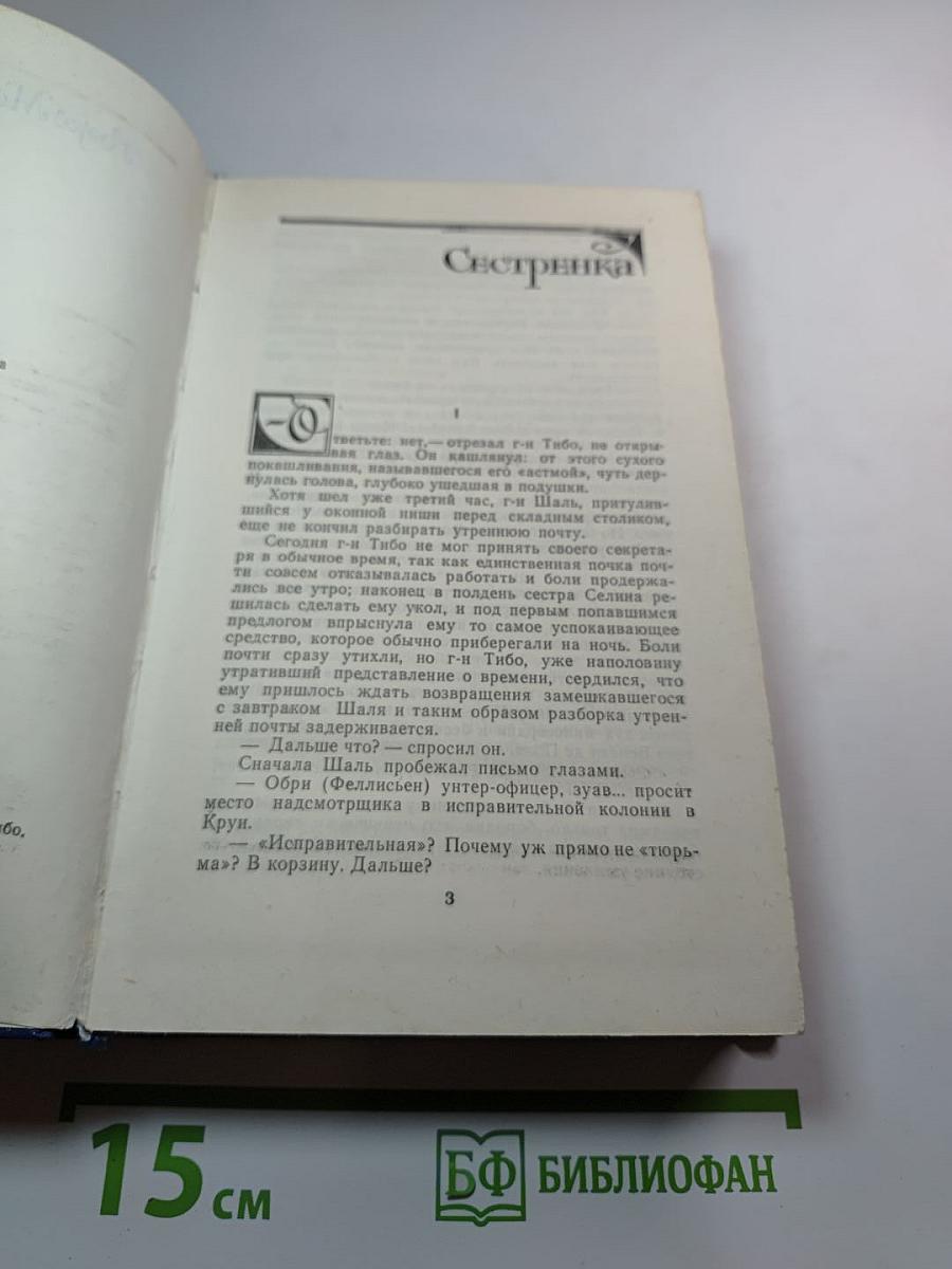 Семья Тибо, Том 2