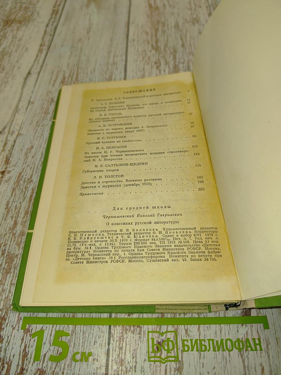 О классиках русской литературы